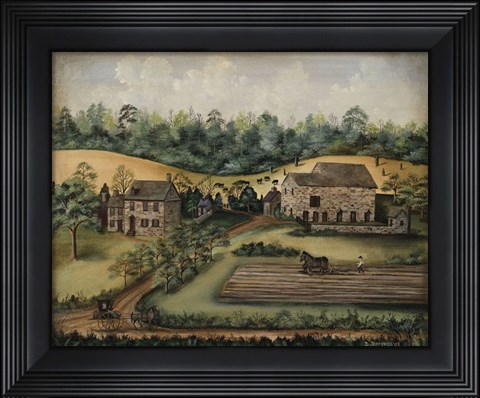 Framed Paxson Farm Print