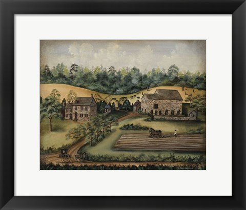 Framed Paxson Farm Print
