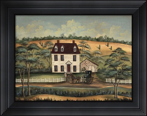 Framed Arriving at the Inn Print