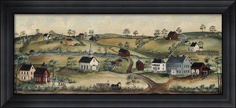 Framed Town &amp; Country Print