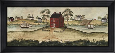 Framed Riverside Print