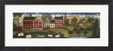 Framed Farm Pederson Print