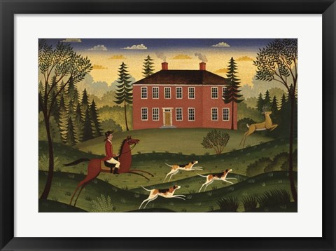 Framed Hart Hunt Print