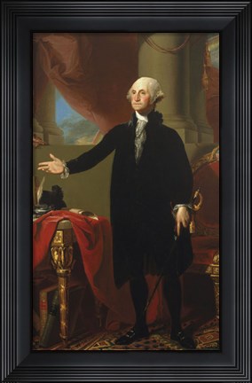 Framed George Washington (Lansdowne Portrait), 1796 Print