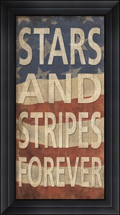 Framed Stars and Stripes Forever Print