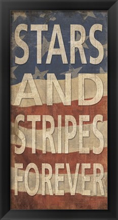 Framed Stars and Stripes Forever Print