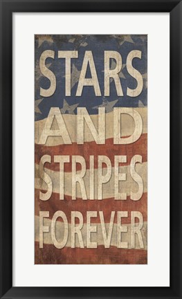 Framed Stars and Stripes Forever Print