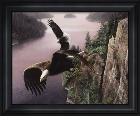Framed Wings Over the St. Croix Print