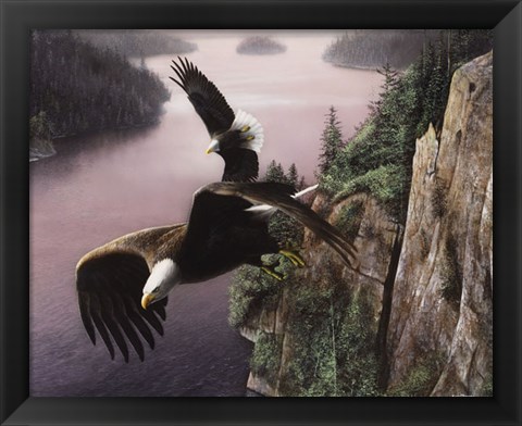 Framed Wings Over the St. Croix Print