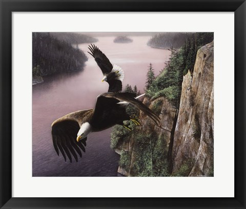 Framed Wings Over the St. Croix Print