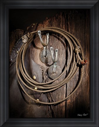 Framed Rowels n Ropes Print