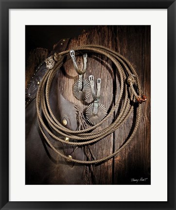 Framed Rowels n Ropes Print