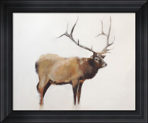Framed Elk Print