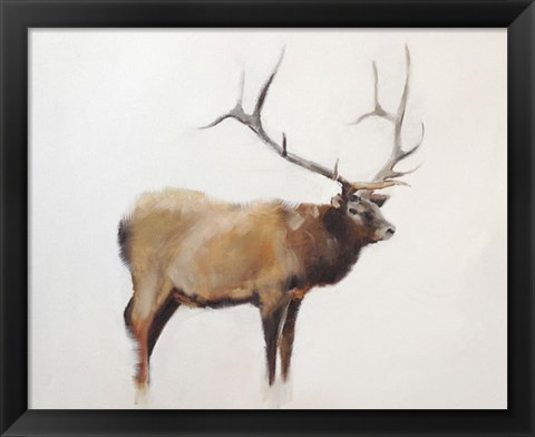 Framed Elk Print