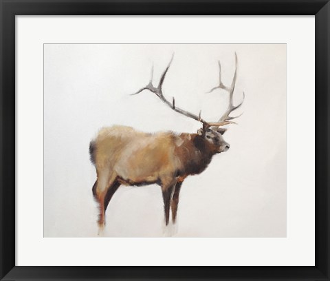 Framed Elk Print