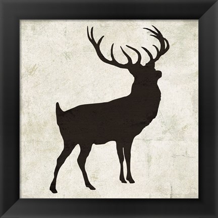 Framed Deer Print