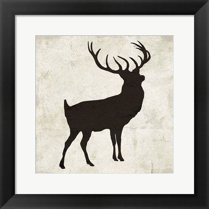 Framed Deer Print