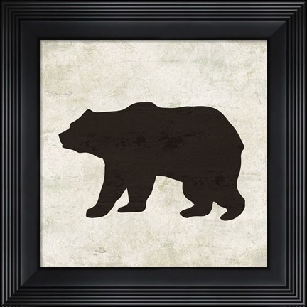 Framed Bear Print