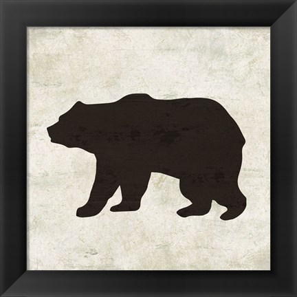 Framed Bear Print