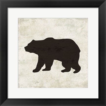 Framed Bear Print