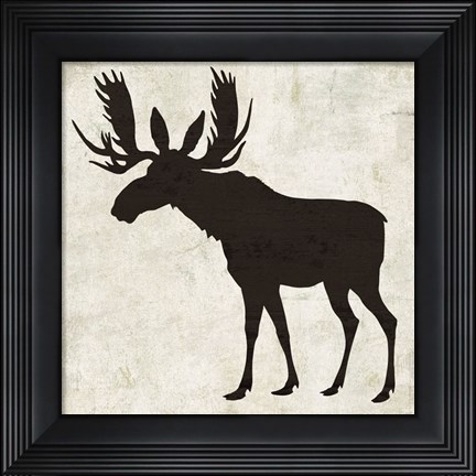 Framed Moose Print
