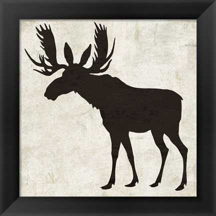 Framed Moose Print