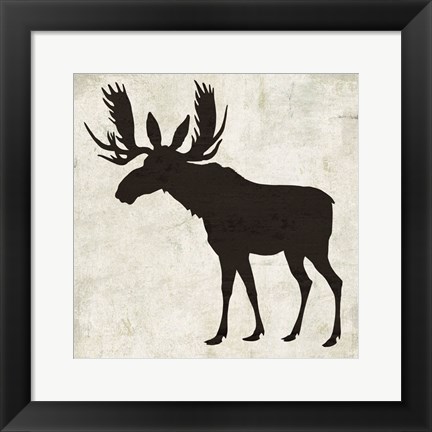 Framed Moose Print