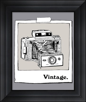 Framed Vintage Print
