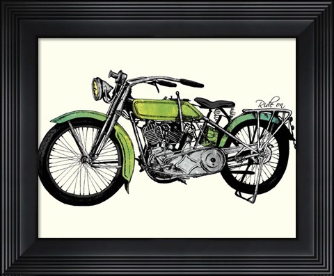 Framed Ride On Print