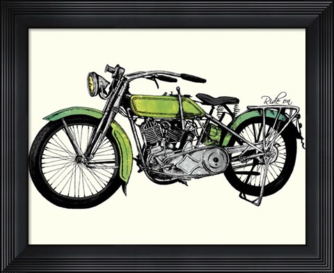 Framed Ride On Print