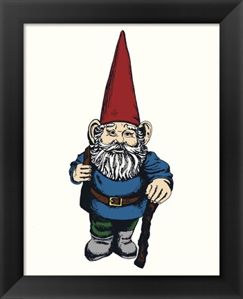 Framed Gnome Print