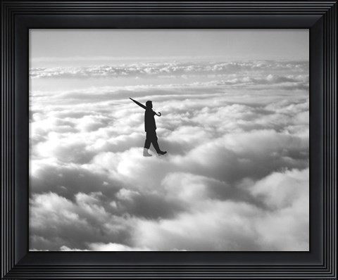 Framed Walk in the Clouds Print