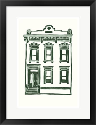 Framed Williamsburg Building 1 (Manhattan Ave. between Jackson and Withers) Print