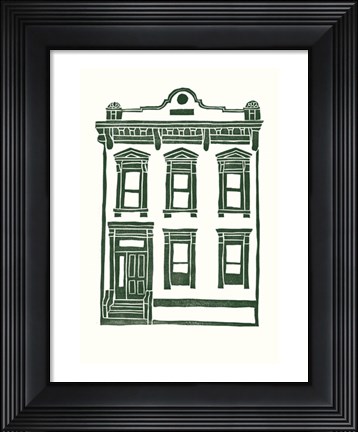 Framed Williamsburg Building 1 (Manhattan Ave. between Jackson and Withers) Print