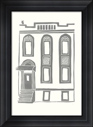 Framed Williamsburg Building 2 (199 Maujer Street) Print