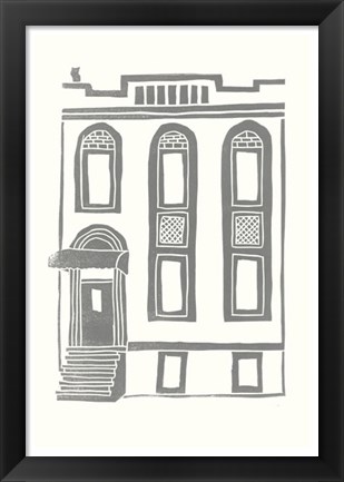 Framed Williamsburg Building 2 (199 Maujer Street) Print