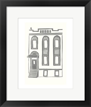 Framed Williamsburg Building 2 (199 Maujer Street) Print