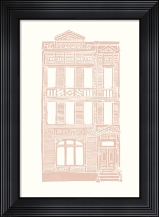 Framed Williamsburg Building 3 (Queen Anne) Print