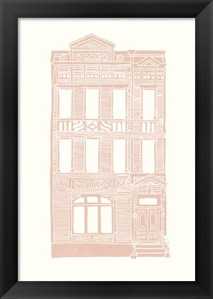 Framed Williamsburg Building 3 (Queen Anne) Print