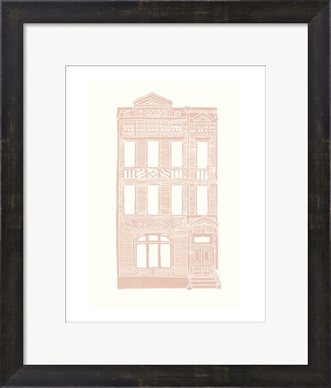 Framed Williamsburg Building 3 (Queen Anne) Print