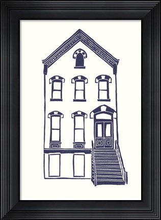 Framed Williamsburg Building 5 (Next Door on Maujer) Print