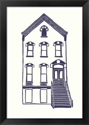 Framed Williamsburg Building 5 (Next Door on Maujer) Print