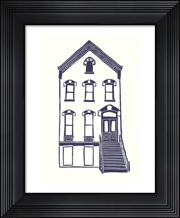 Framed Williamsburg Building 5 (Next Door on Maujer) Print