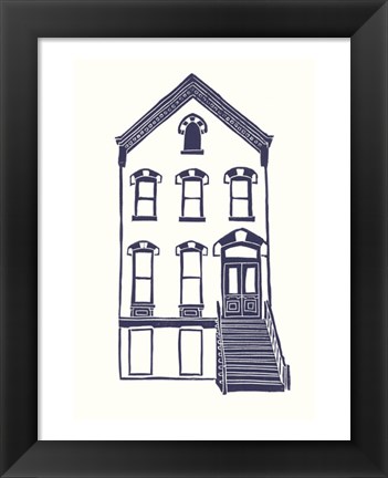 Framed Williamsburg Building 5 (Next Door on Maujer) Print