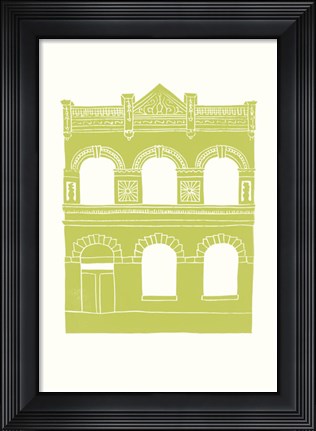 Framed Williamsburg Building 6 (Lorimer below Grand Ave.) Print