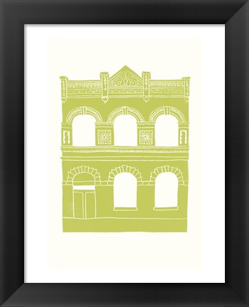 Framed Williamsburg Building 6 (Lorimer below Grand Ave.) Print