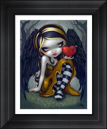Framed Heart of Nails Print