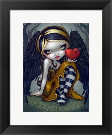 Framed Heart of Nails Print