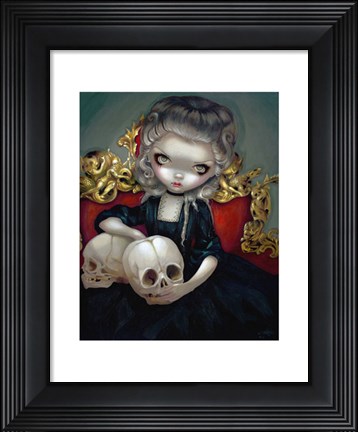 Framed Les Vampires Les Cranes Print