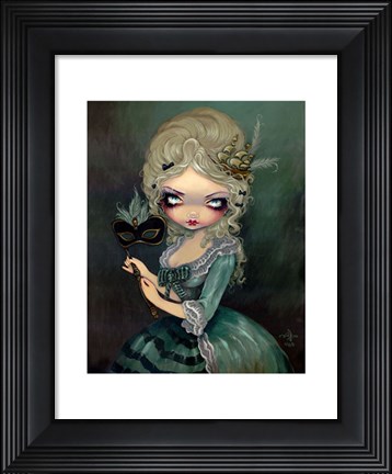 Framed Marie Masquerade Print